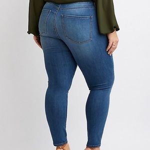 Plus Size Refuge Skin Tight Legging Jeans